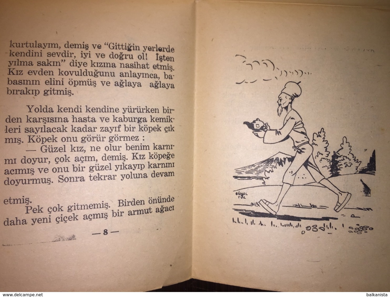 Sinbad The Sailor Illustrated Turkish Child Book 1960's - Junior