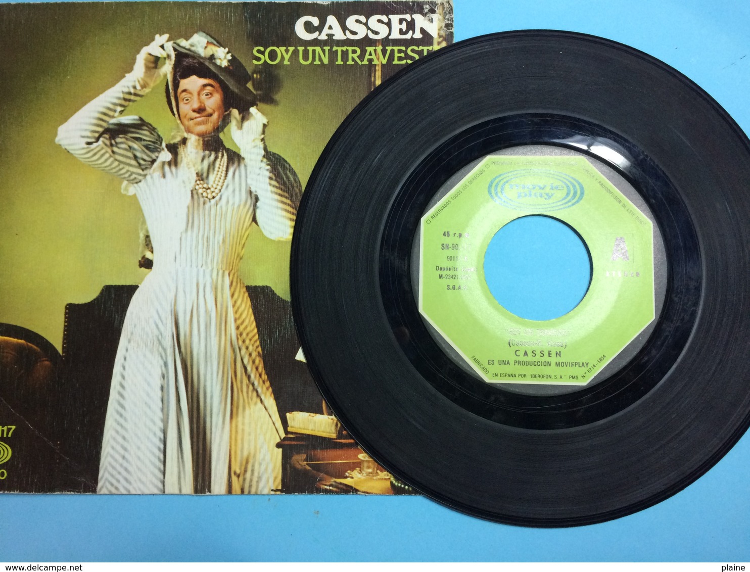 CASSEN- SOY UN TRAVEST-DISQUE 45 T - Other - Spanish Music