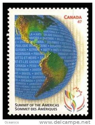 Canada (Scott No.1902 - Sommet De Quebec / Quebec Summits) [**] - Neufs