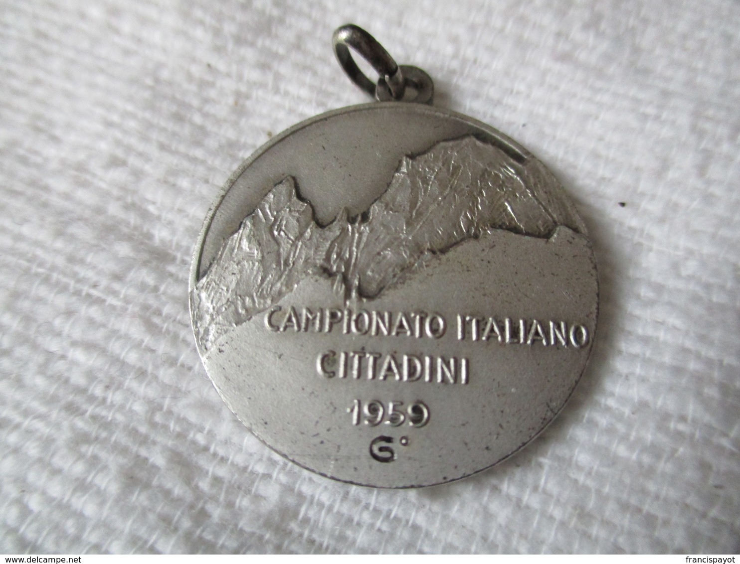 Medaglia: Campionato Italiano Cittadini 1959, Ski Club Courmayeur Monte Bianco 1959 - Autres & Non Classés