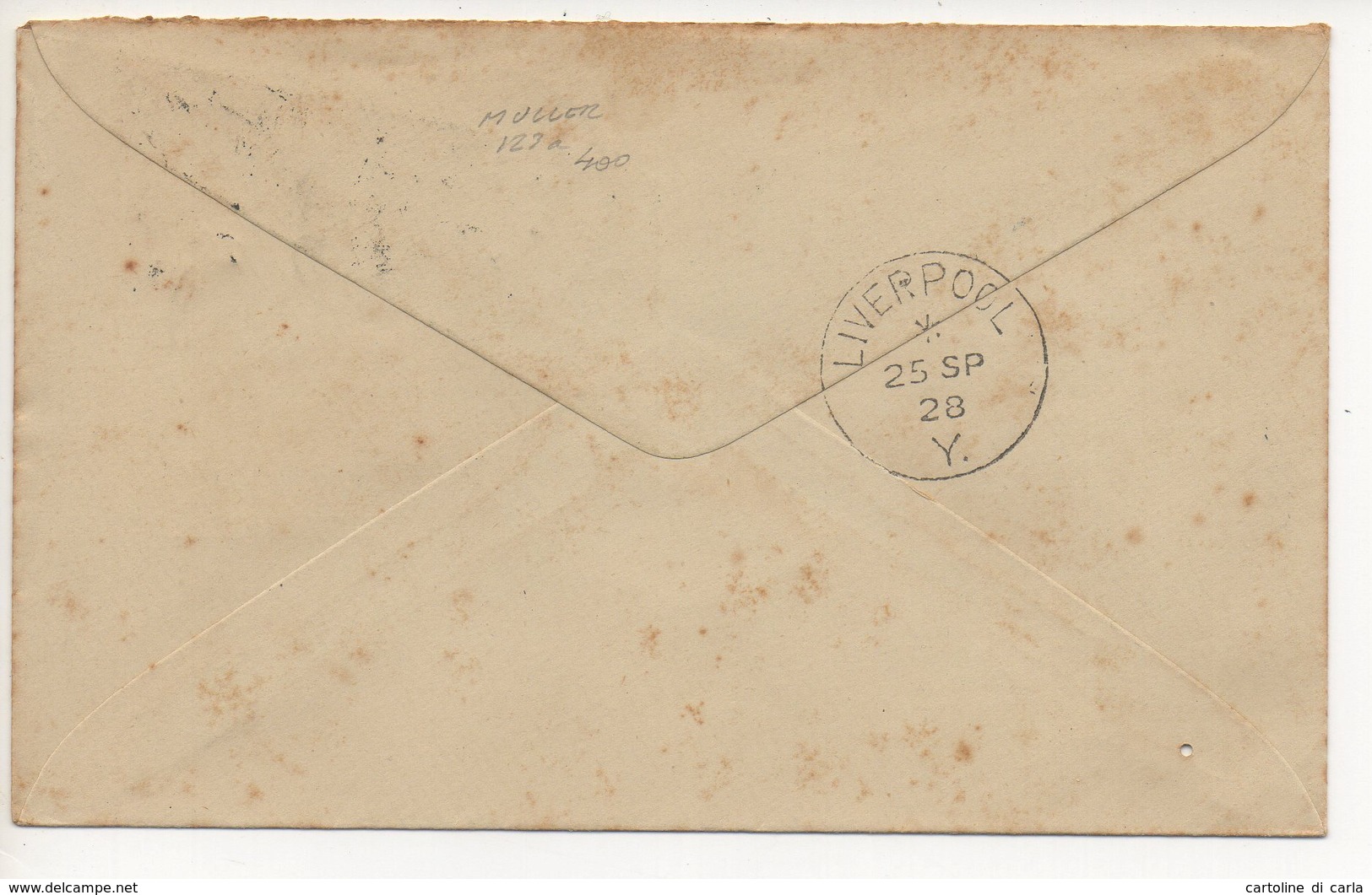 EXPERIMENTAL AIR MAIL LETTER 25 09 1928 #65 - Usati