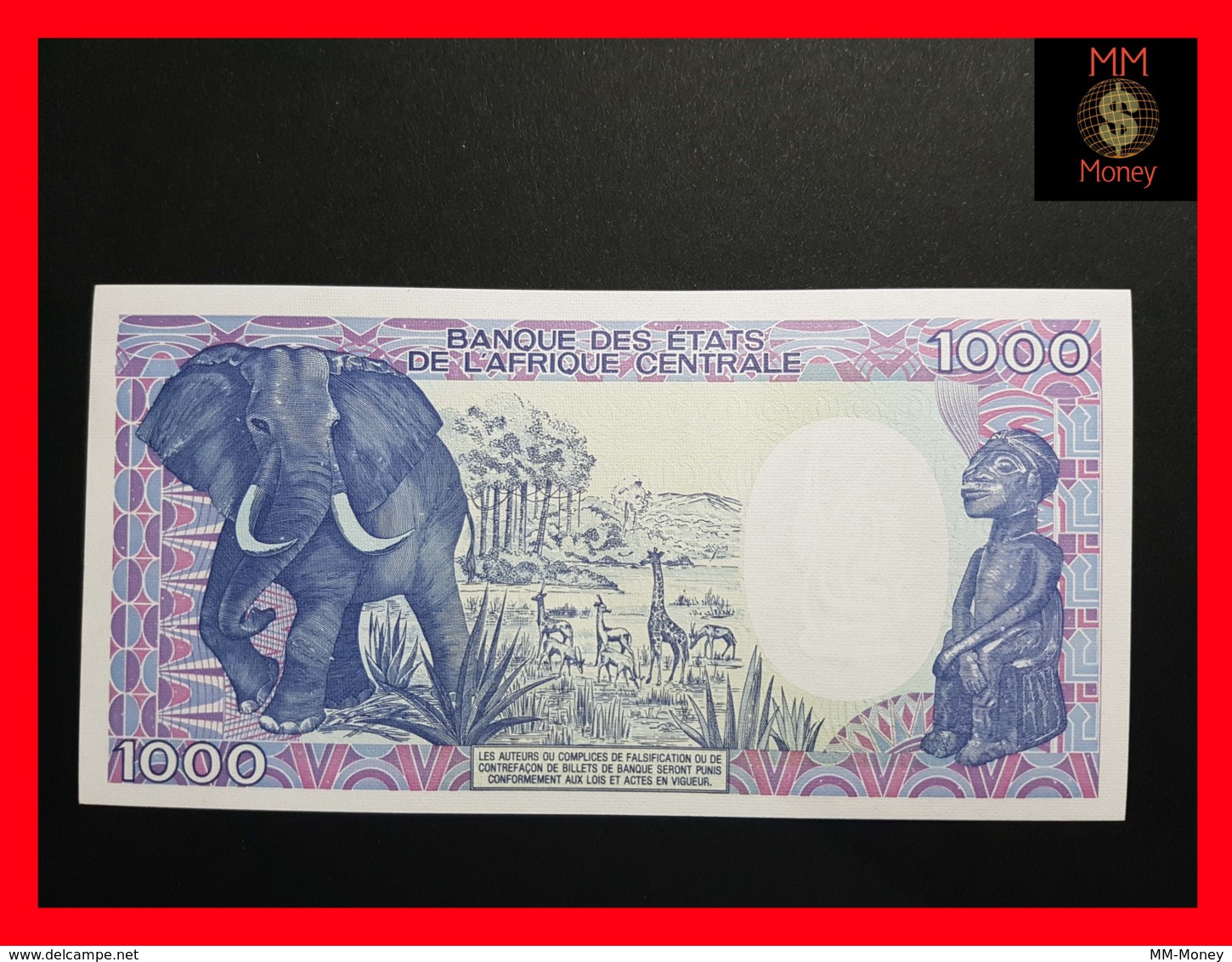 CAMEROUN 1.000 Francs  1.01.1985  P. 25 ERROR  UNC - Cameroon