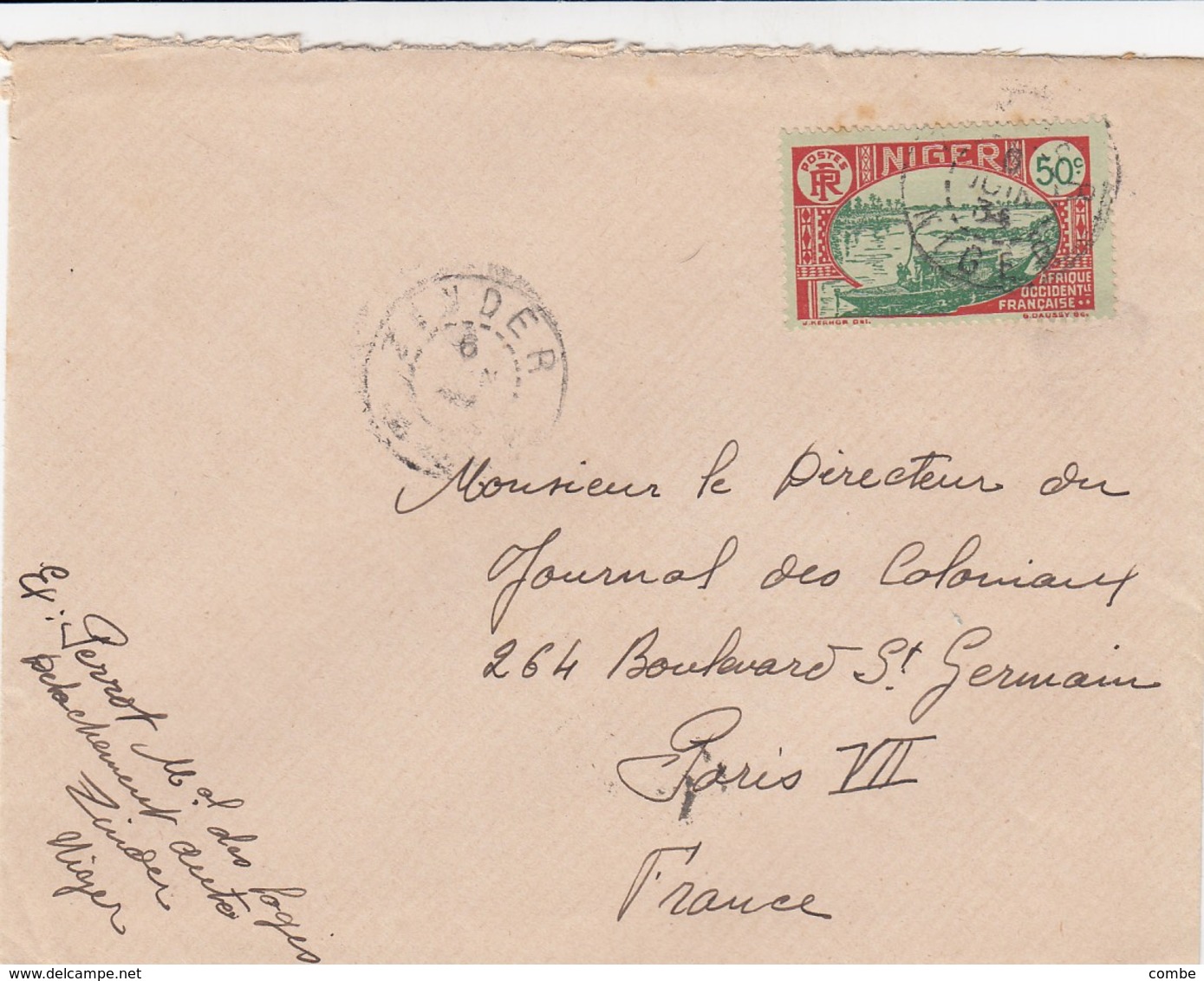 COVER FRENCH COLONIES LETTRE COLONIES FRANCE - Collections (sans Albums)