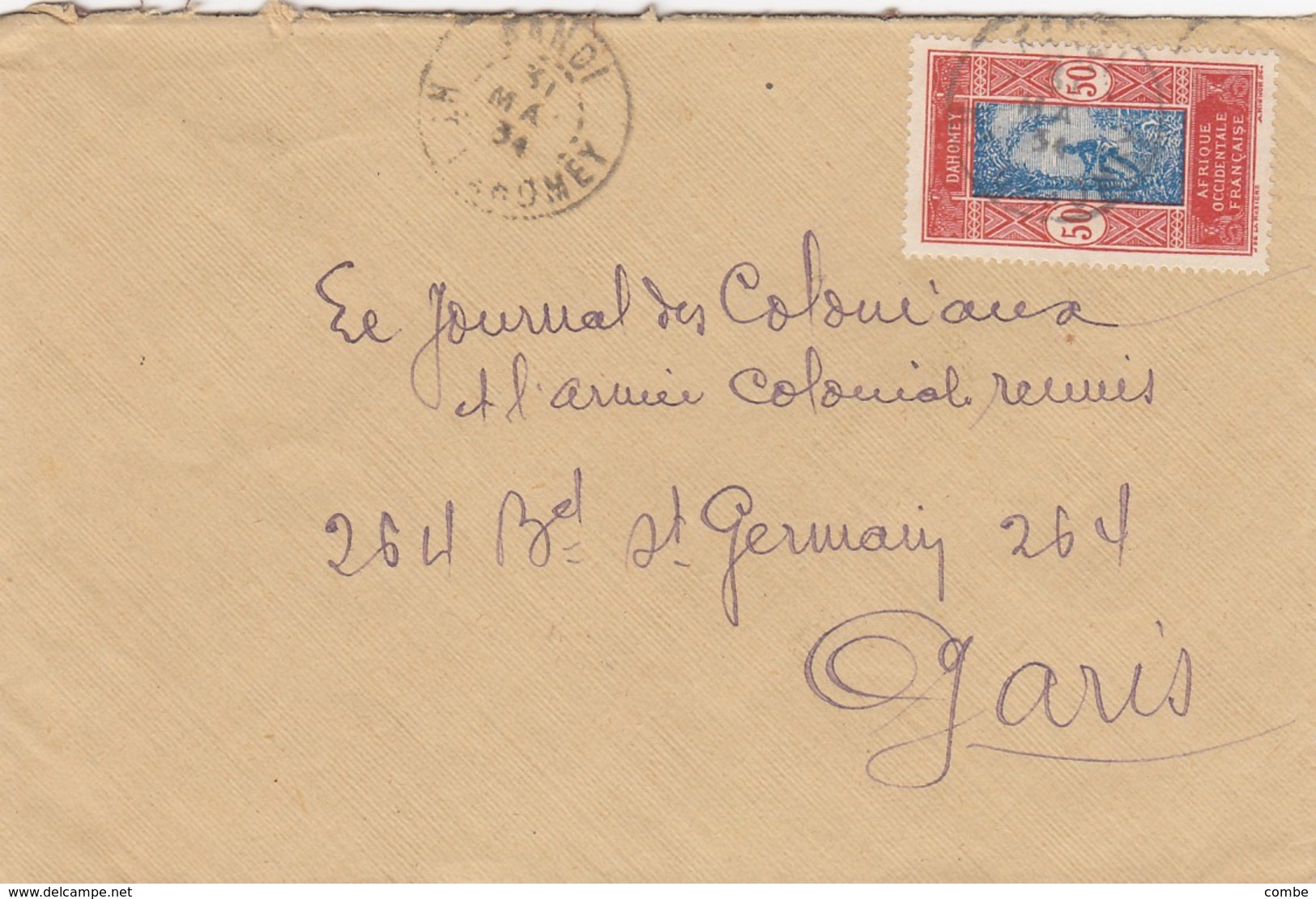 COVER FRENCH COLONIES LETTRE COLONIES FRANCE - Collections (sans Albums)