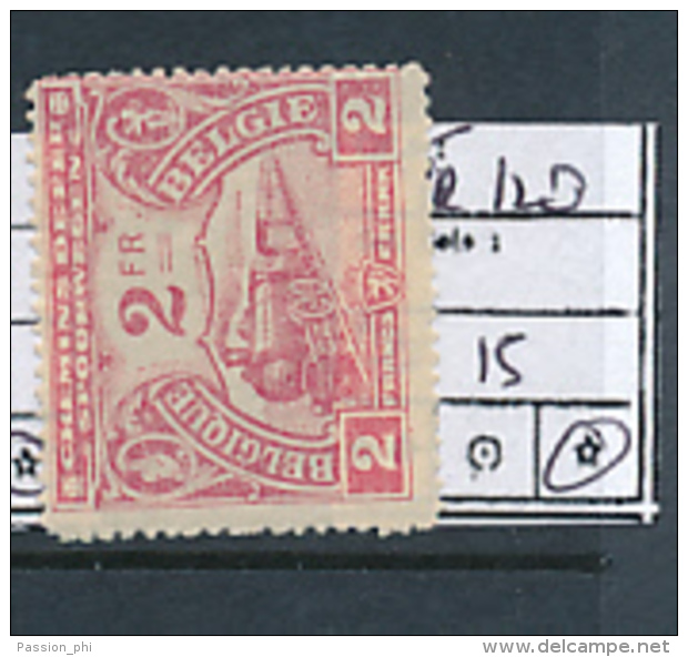 BELGIUM RAILWAY SPOORWEG CF 1920 ISSUE COB TR120 LH - Autres & Non Classés