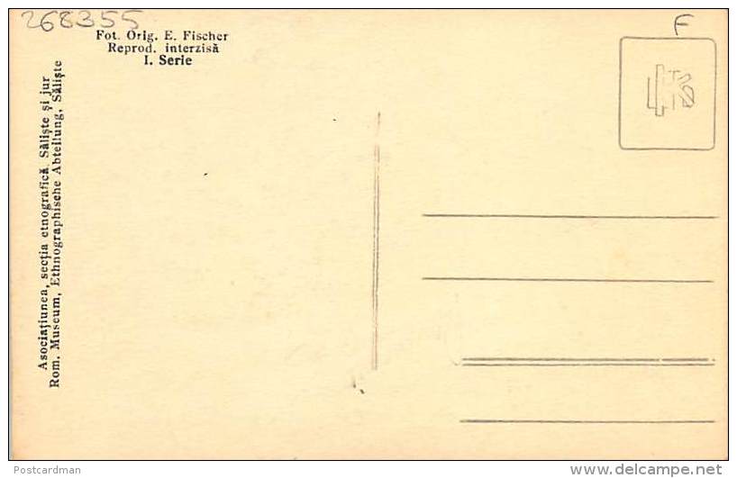 Romania - SALISTE - Asociatiunea, Sectia Etnografica.Real Photo. - Roumanie