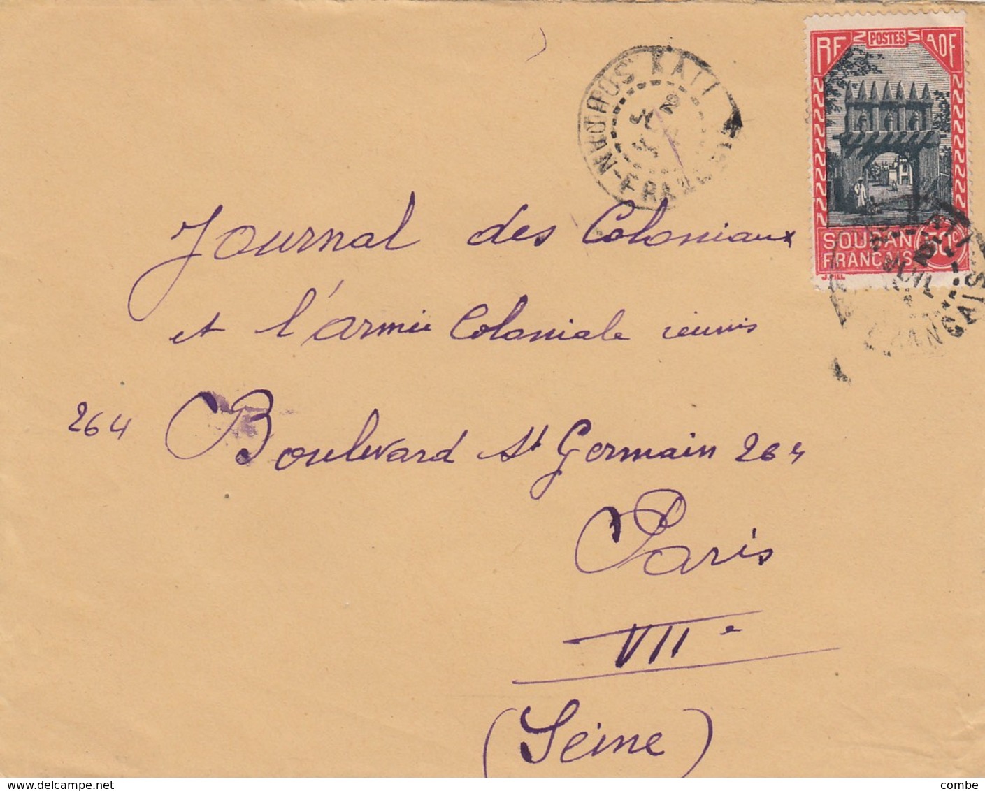 COVER FRENCH COLONIES LETTRE COLONIES FRANCE / 2 - Collections (sans Albums)