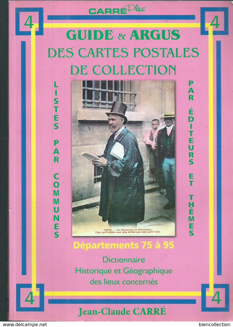 Guide Et Argus Des Cartes Postales De Collection Carré. Les 5 Volumes En Très Bon état - Livres & Catalogues