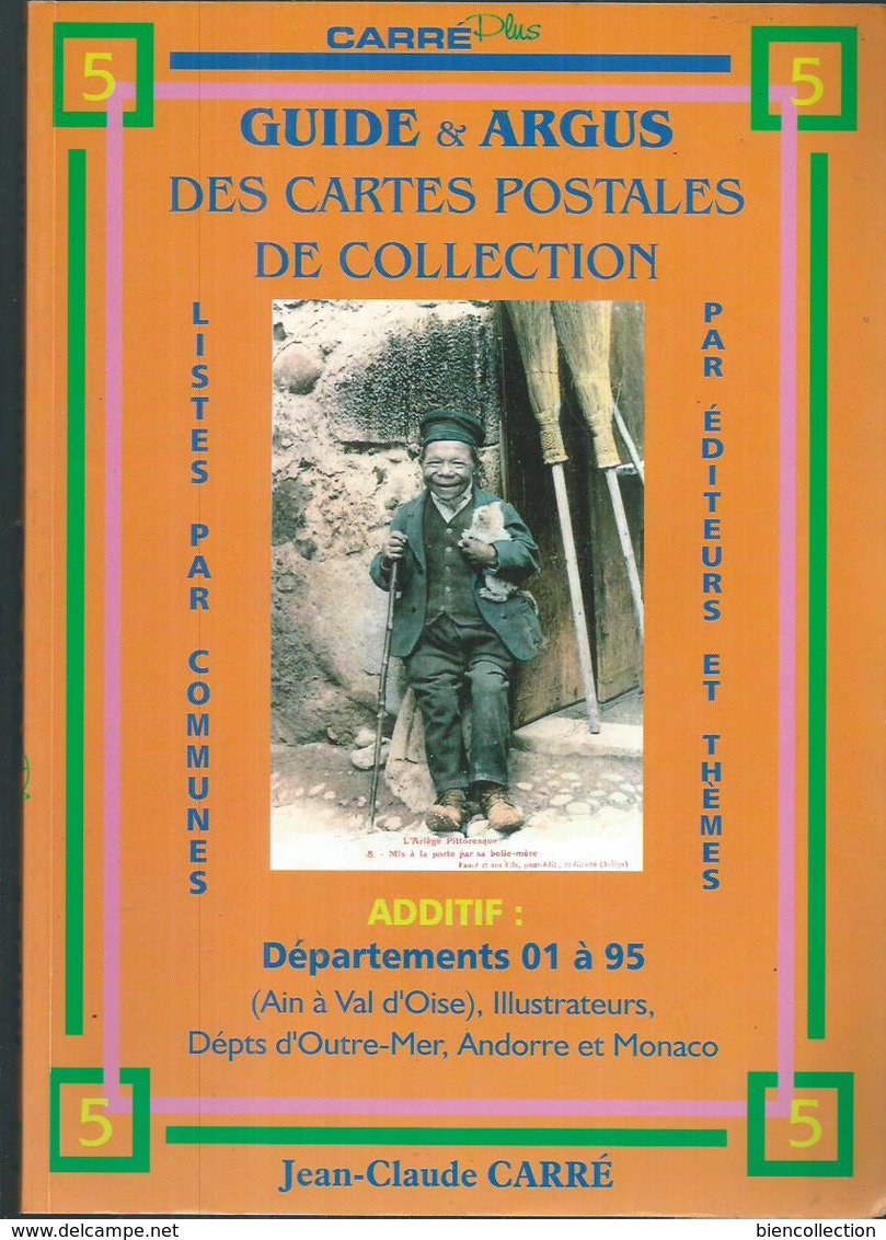 Guide Et Argus Des Cartes Postales De Collection Carré. Les 5 Volumes En Très Bon état - Livres & Catalogues