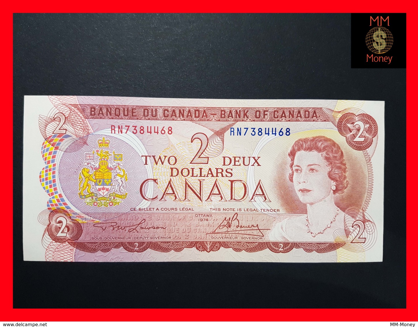 CANADA 2 $  1974  P. 86 A UNC - Canada