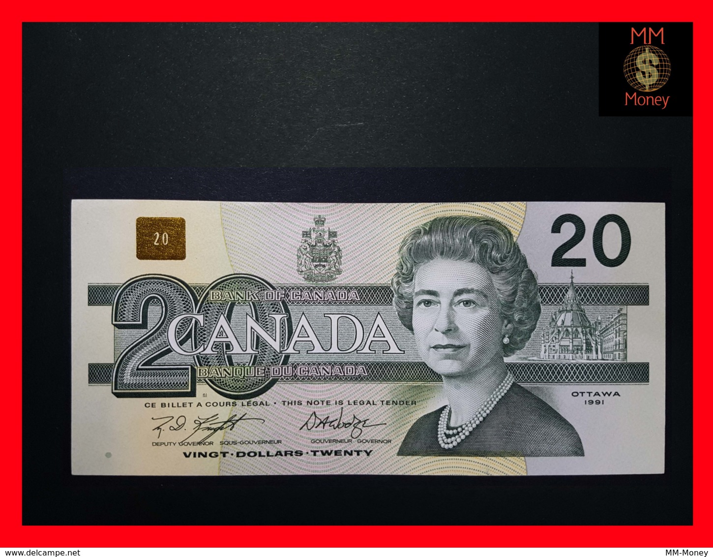 CANADA 20 $  1991  P. 97 D  AU - Canada