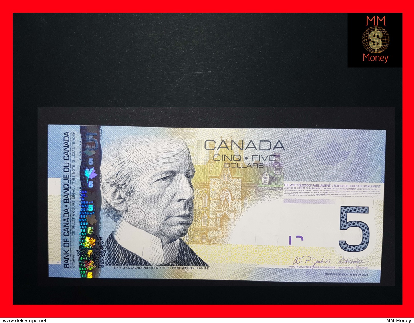 CANADA 5 $  2006  P. 101 Aa UNC - Canada