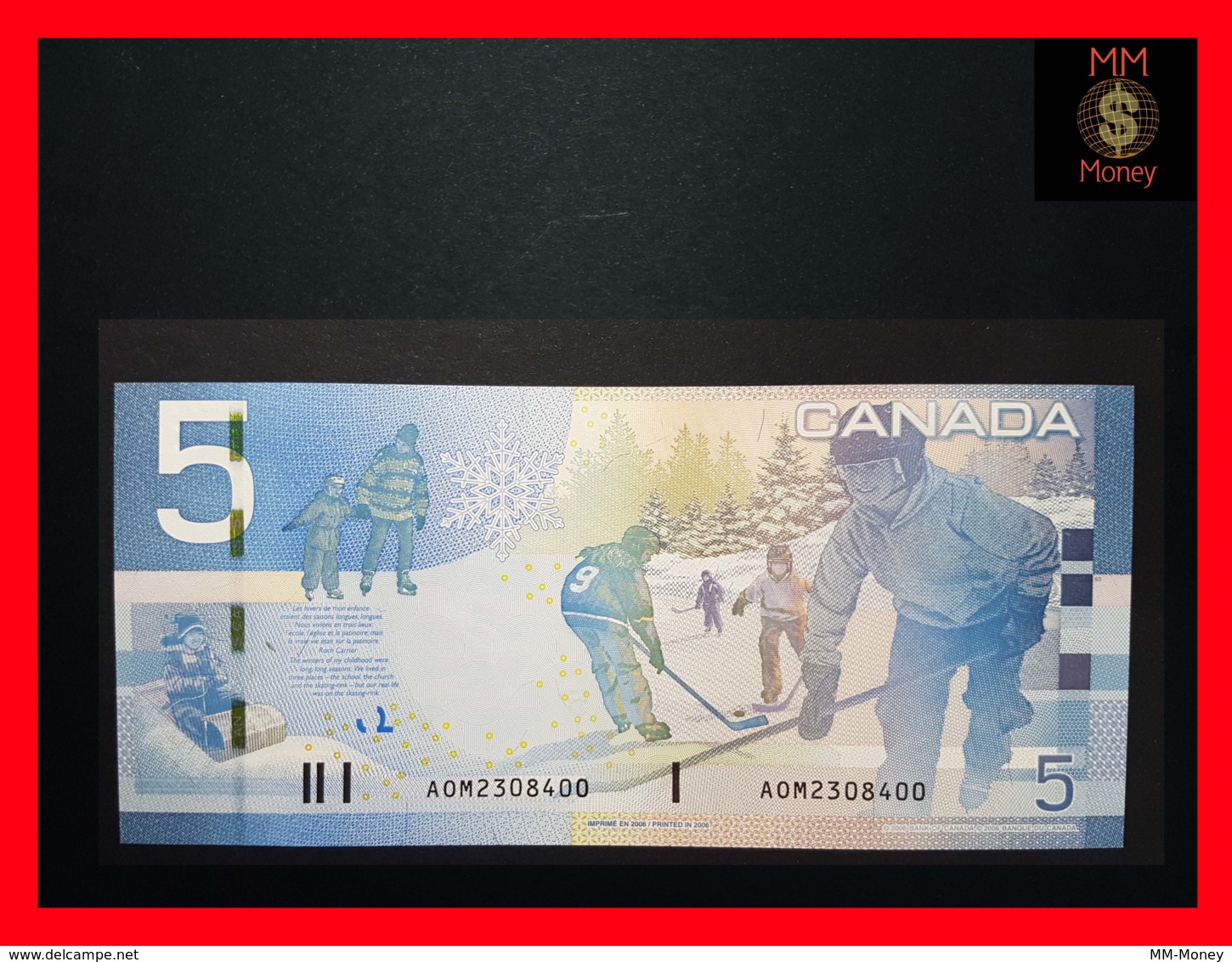 CANADA 5 $  2006  P. 101 Aa UNC - Canada