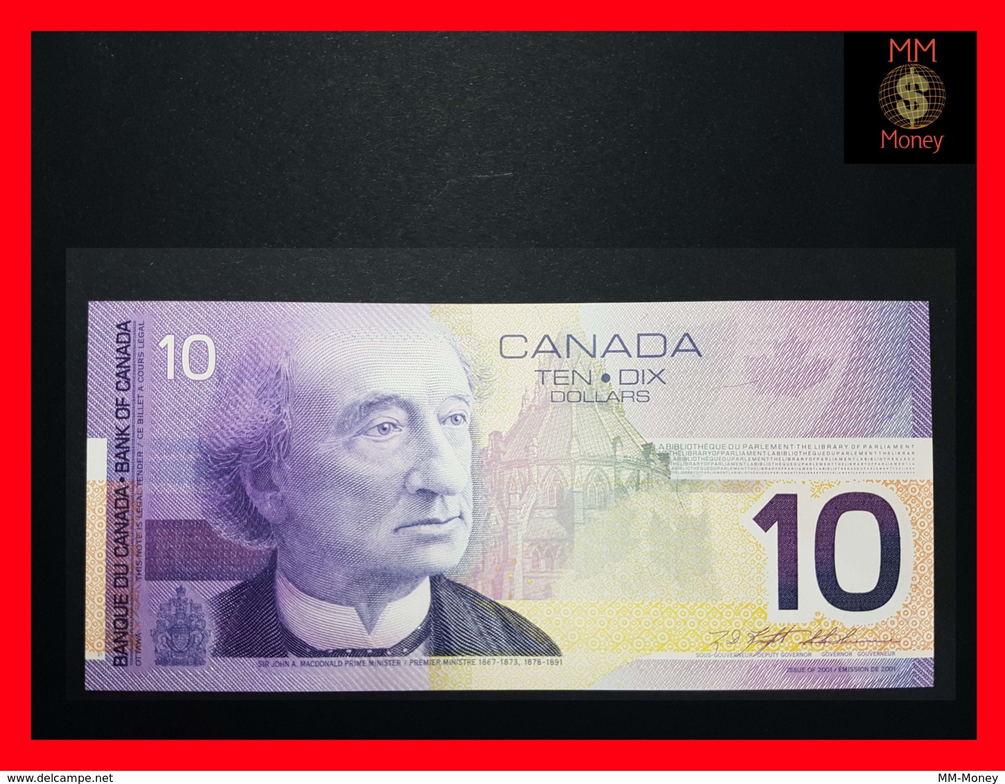 CANADA 10 $  2000  P. 102 A  UNC - Canada