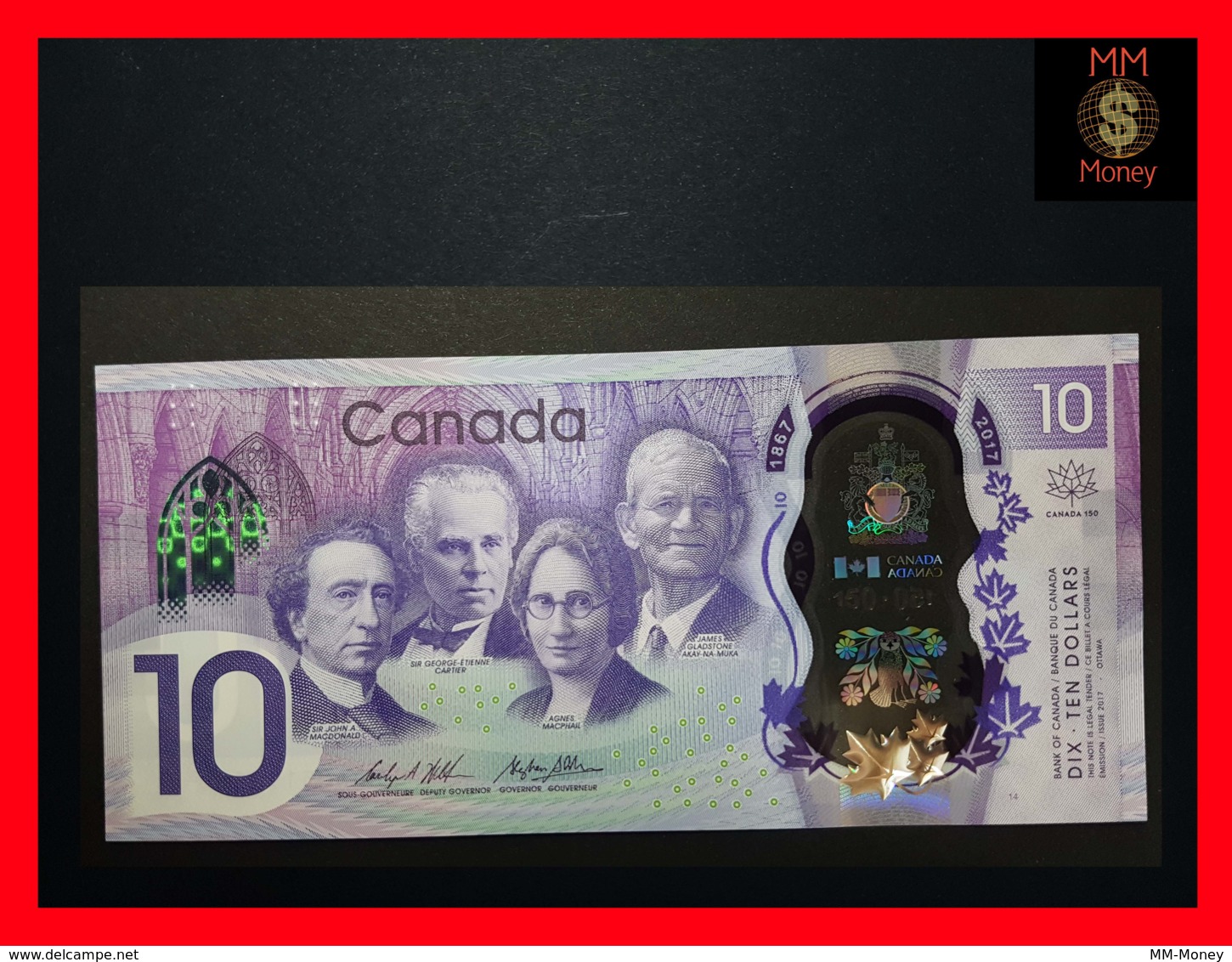 CANADA 10 $  2017  P. 112  Polymer *COMMEMORATIVE*  UNC - Canada