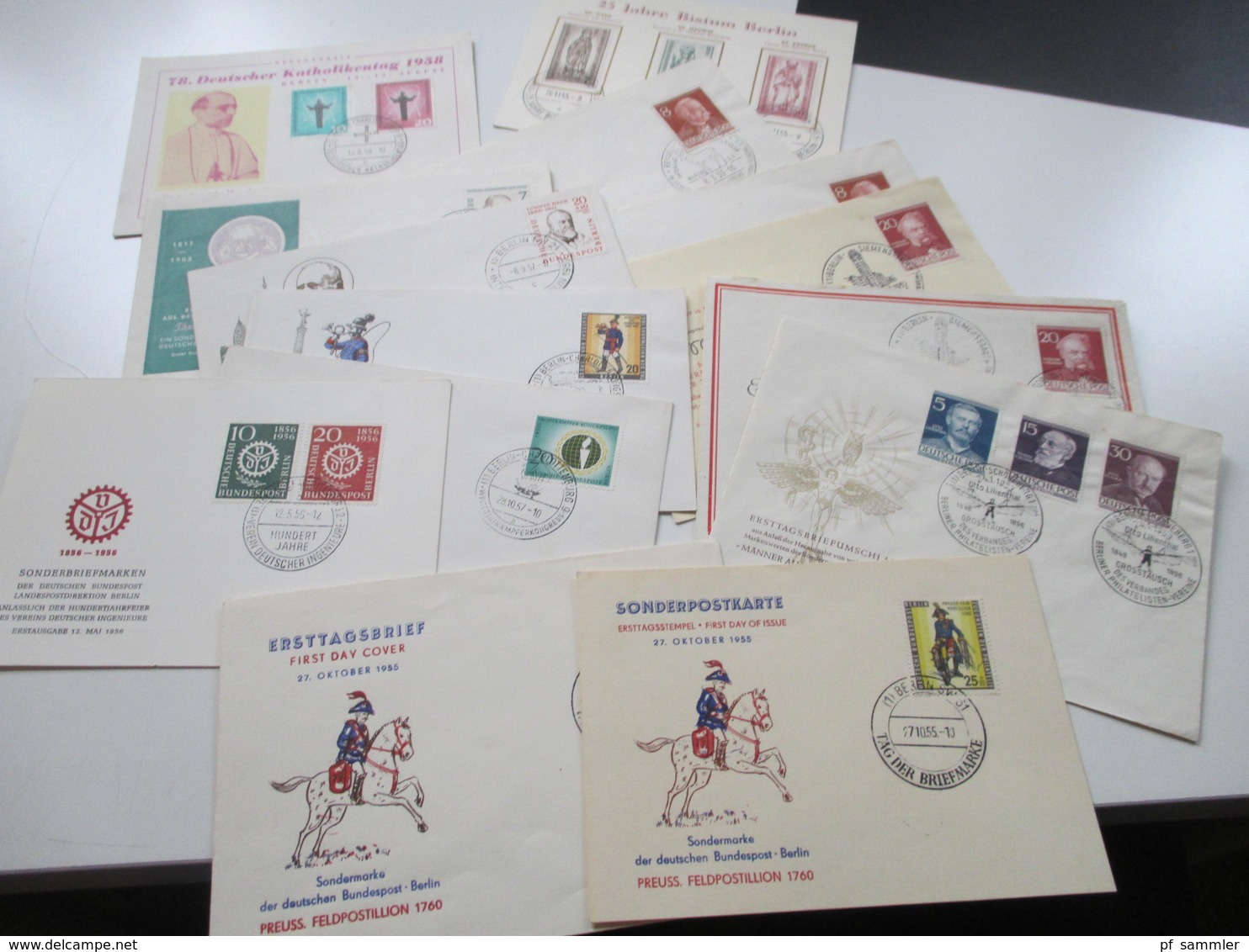 Berlin 1953 - 57 FDC Mit Besseren!! Auch Männer Der Geschichte Berlins. Otto Lilienthal Grosstausch Usw. - Other & Unclassified