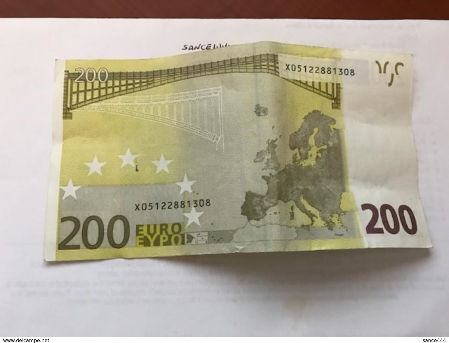 Italy Banknote 200 Euro 2002 - Andere & Zonder Classificatie