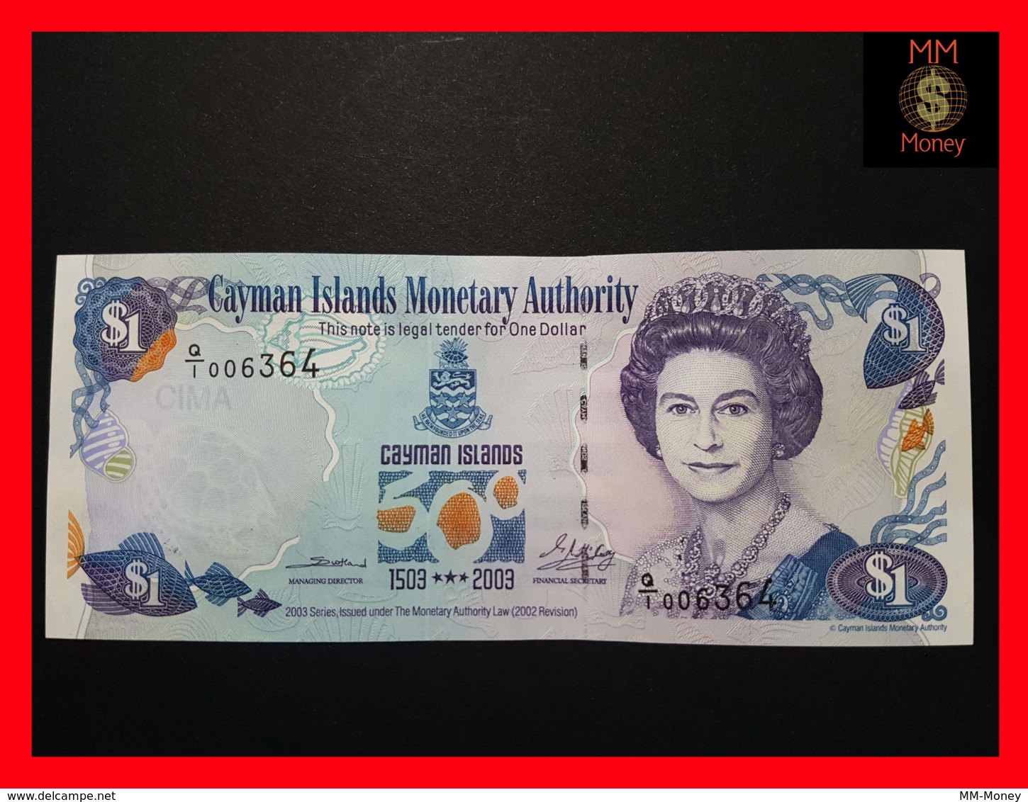 CAYMAN 1 $  2003  P. 30  *COMMEMORATIVE*  UNC - Cayman Islands