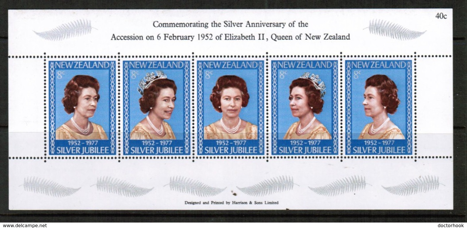 NEW ZEALAND  Scott # 620** VF MINT NH Souvenir Sheet SS-342 - Hojas Bloque