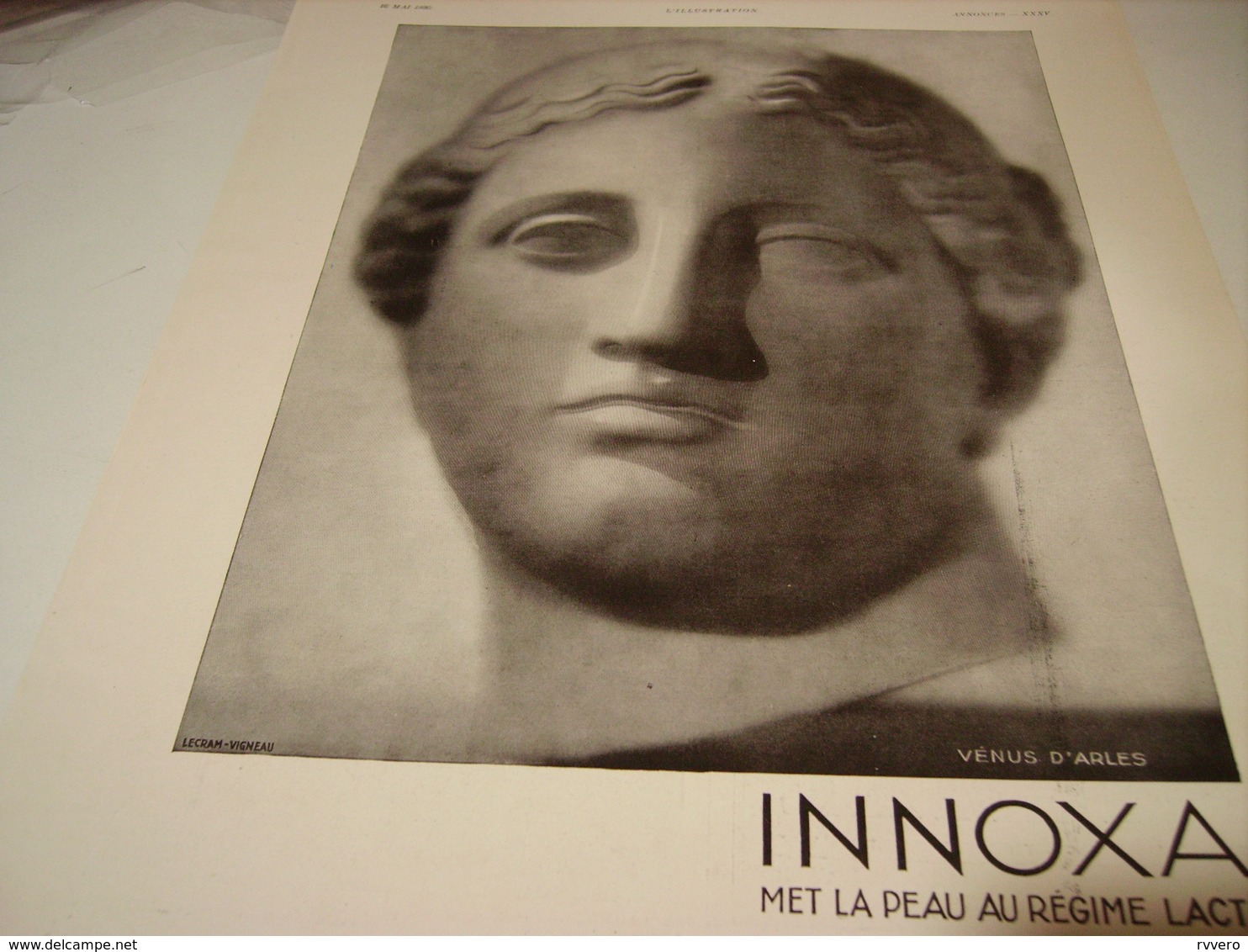 ANCIENNE PUBLICITE VENUS D ARLE INNOXA 1930 - Publicités