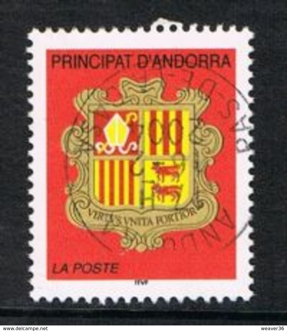 Andorra (French POs) SG F599 2002 Definitive NVI Fine Used [8/10120/6D] - Used Stamps