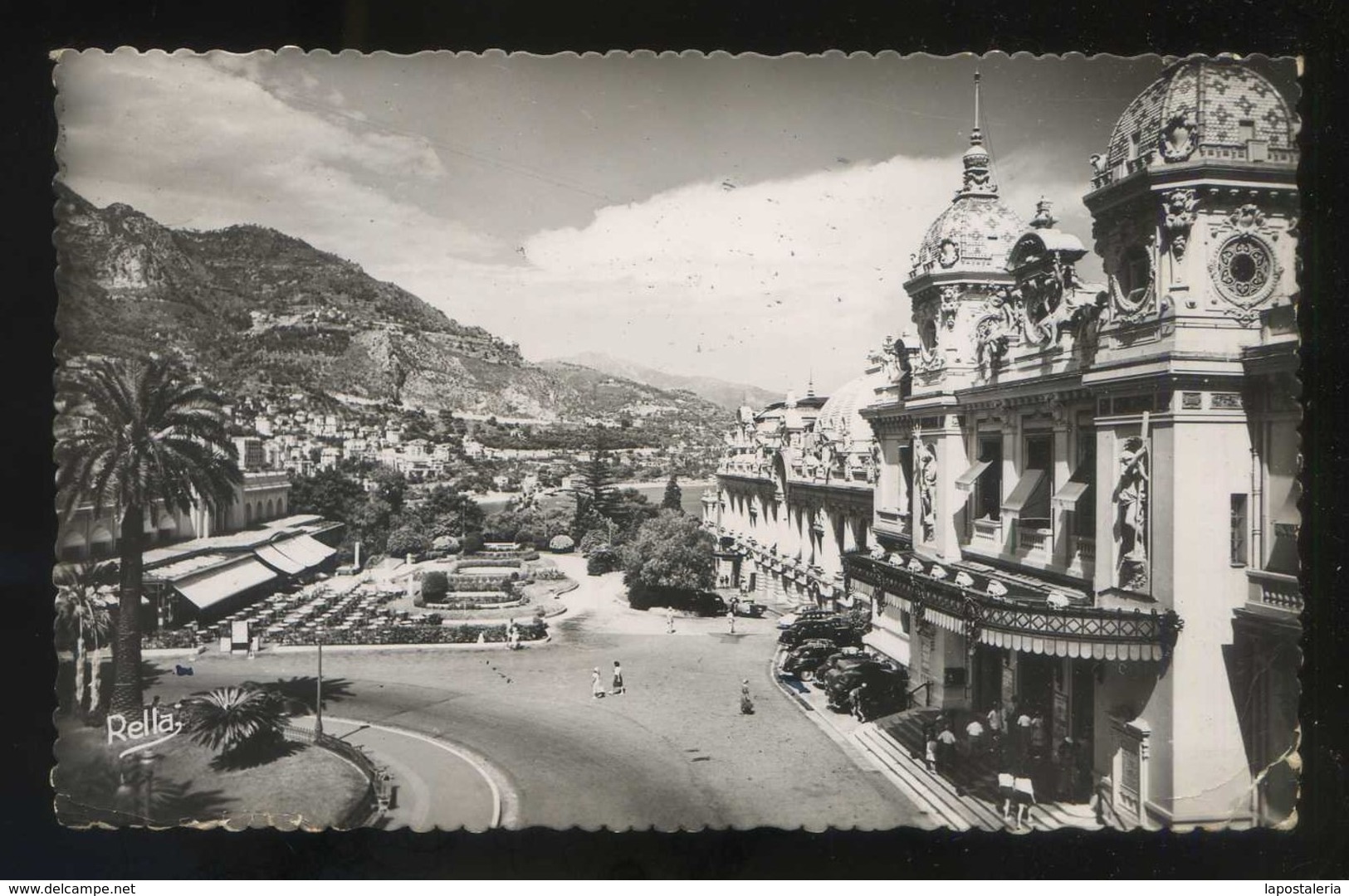 Monte-Carlo. *Le Casino Et Le Café De Paris* Ed. Rella Nº 2890. Circulada 1955 + Tasa. - Casino