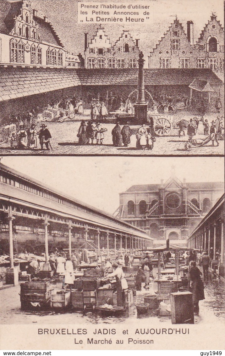 LE MARCHE AU POISSON    DE VISMARKT 1930 - Marchés