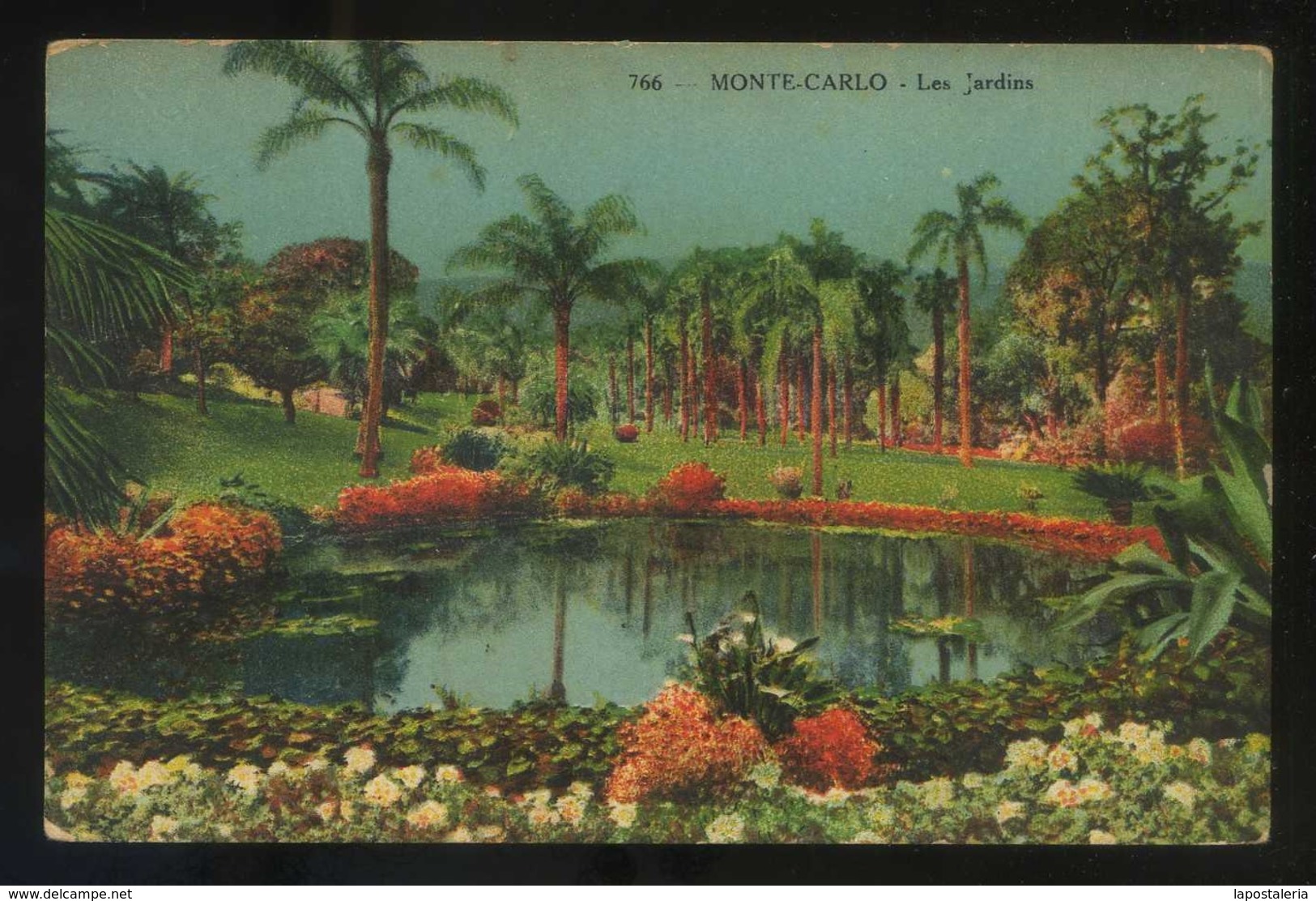 Monte-Carlo. *Les Jardins* Ed. J. Gilletta & Cie Phot. Nº 766. Nueva. - Monte-Carlo