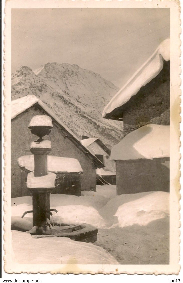 L150B_436 - Mont-Genèvre - La Fontaine En Hiver - Autres & Non Classés