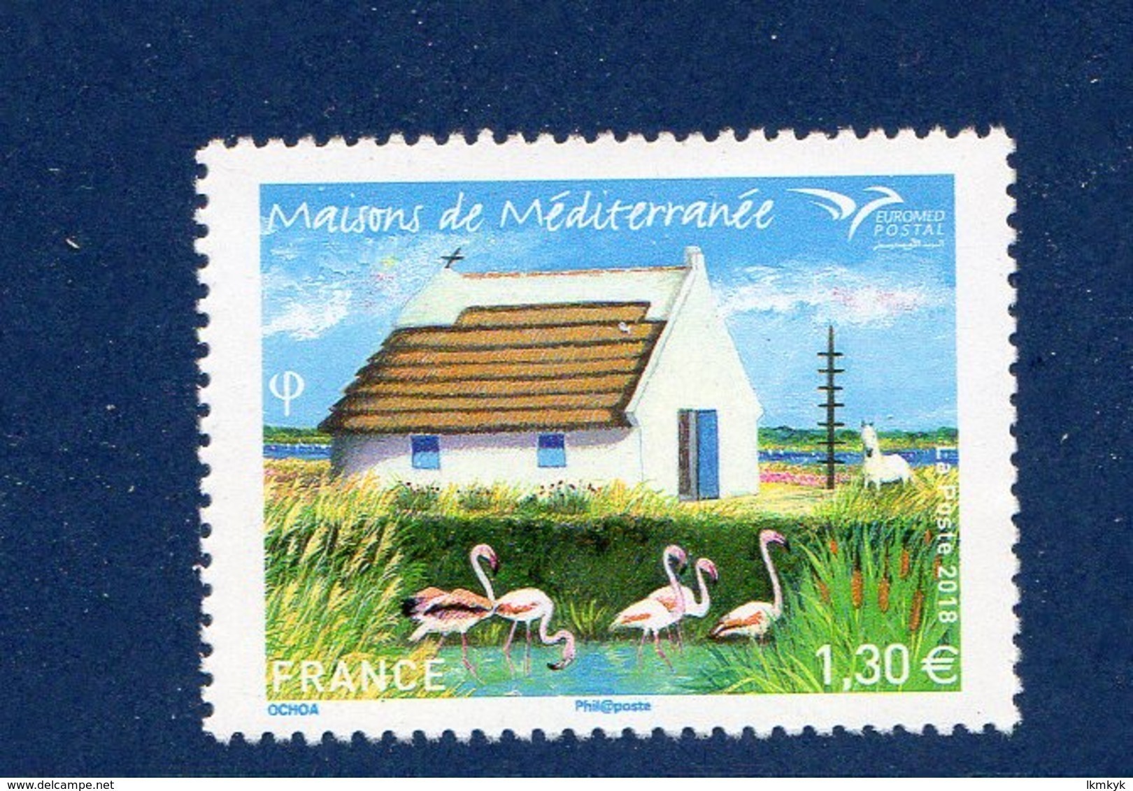 France 2018.Maisons De Méditérannées.Euromed.** - Unused Stamps