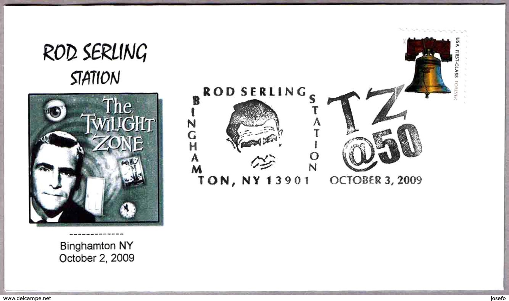 ROD SERLING - THE TWILIGHT ZONE. Binghamton NY 2009 - Cinema