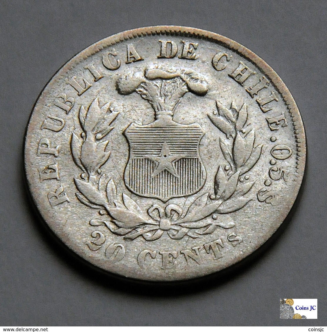 Chile - 20 Centavos - 1892 - Chile