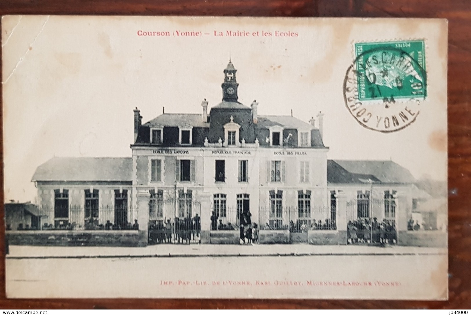 COURSON (89) La Mairie Et Les Ecoles - Courson-les-Carrières