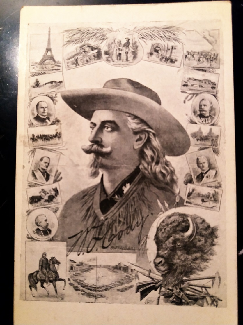 William Cody Buffalo Bill Portrait - Souvenir De...