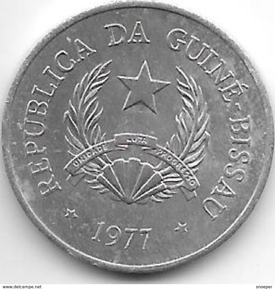 Guinea Bissau 50 Centavos 1977 Km 17 Unc !!! - Guinea-Bissau