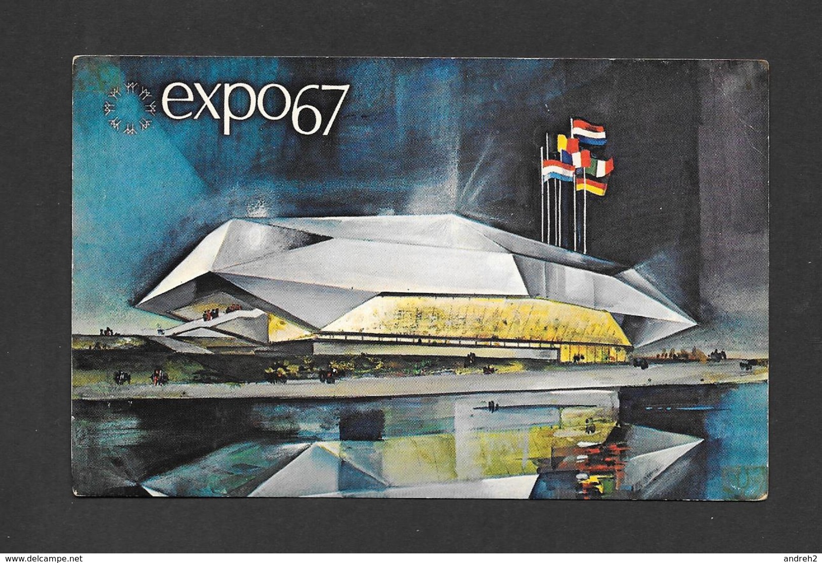 EXPOSITION - EXPO67 - EXPO 67 - MONTRÉAL CANADA - LE PAVILLON DE LA COMMUNAUTÉ EUROPÉENNE - EUROPEAN COMMUNITY PAVILION - Expositions