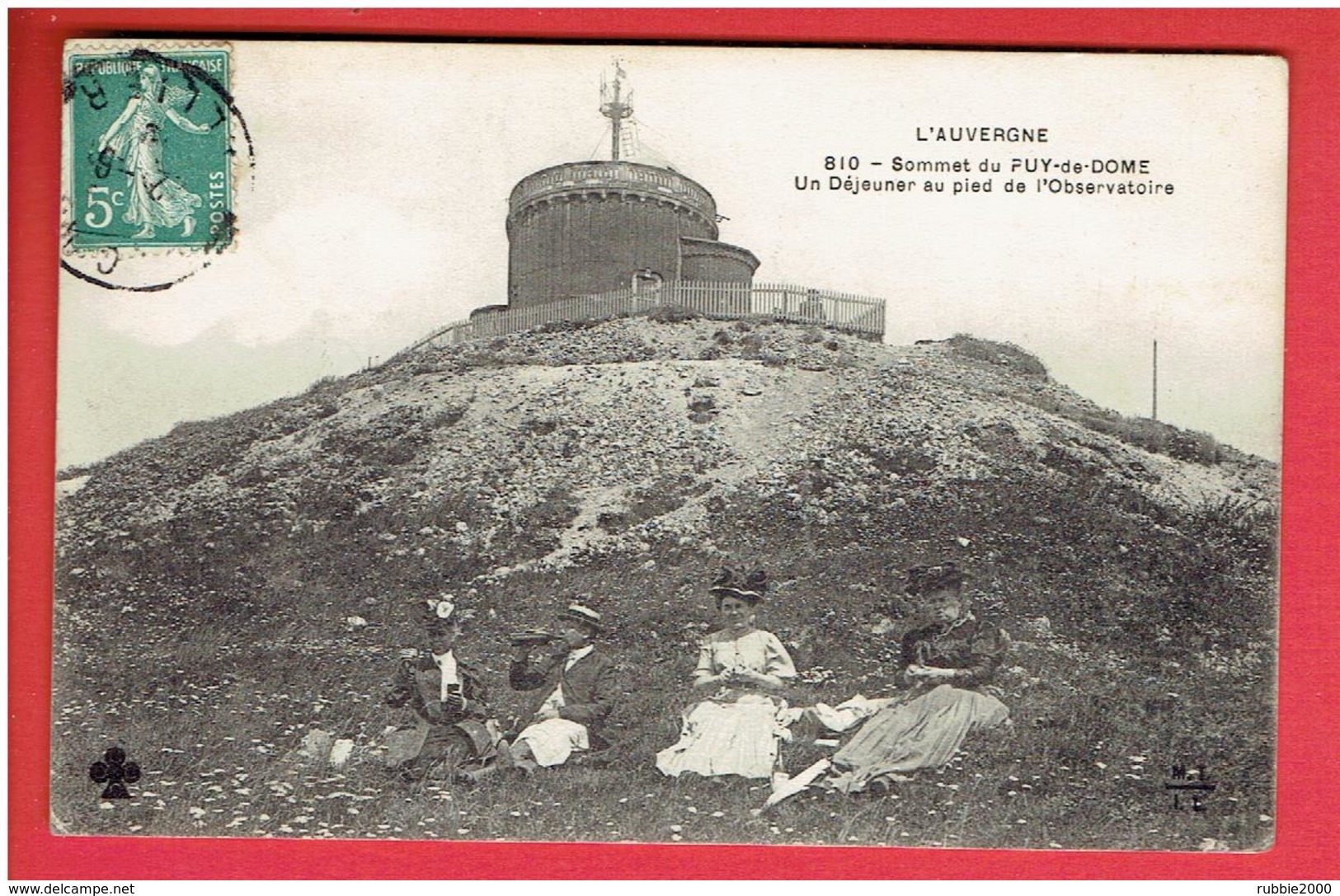 LE PUY DE DOME L OBSERVATOIRE CARTE EN BON ETAT - Autres & Non Classés