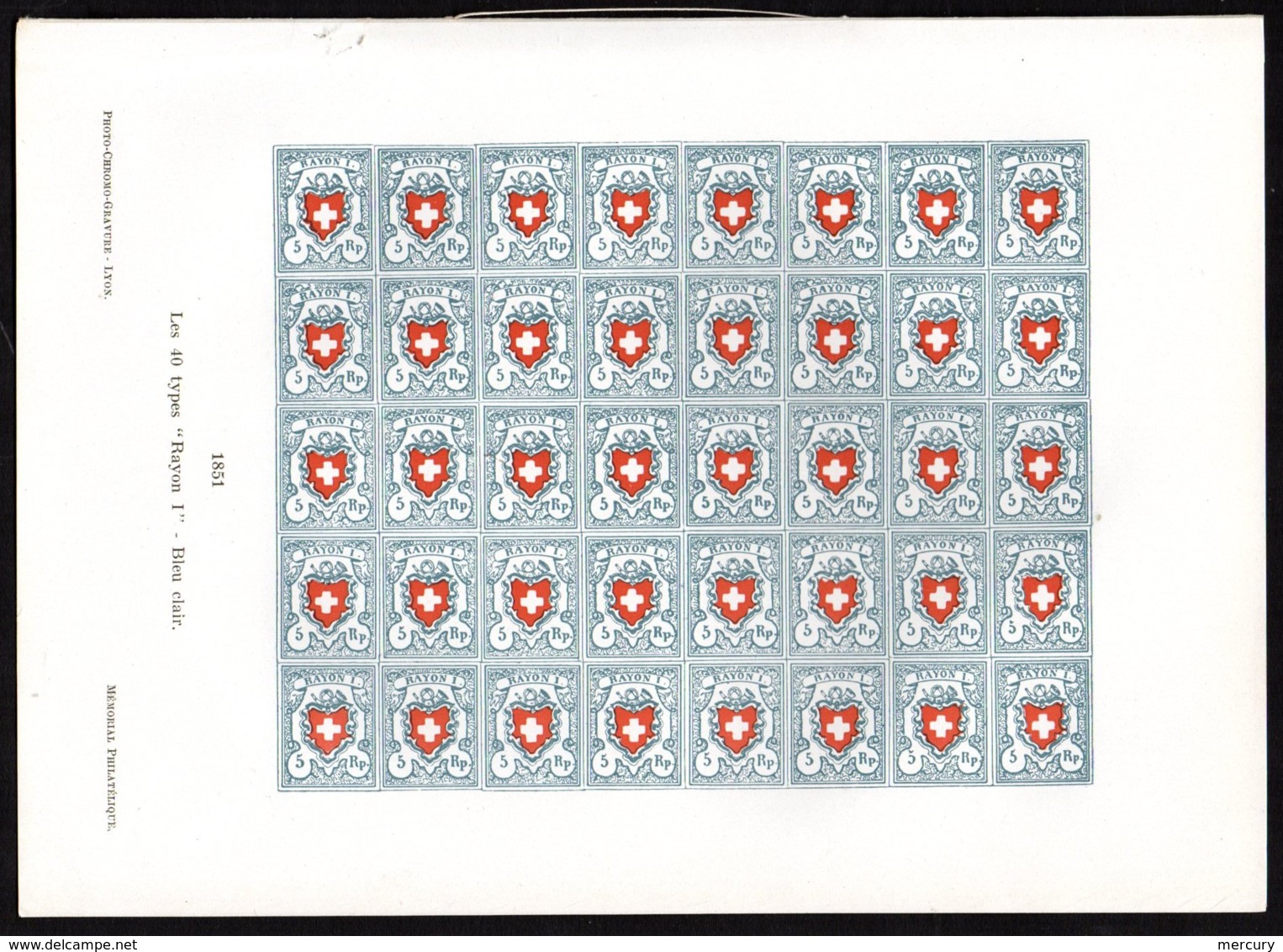 SUISSE - Reproduction Des Fédéraux Permettant Le Planchage - RARE - 6 Scans - 1843-1852 Kantonalmarken Und Bundesmarken