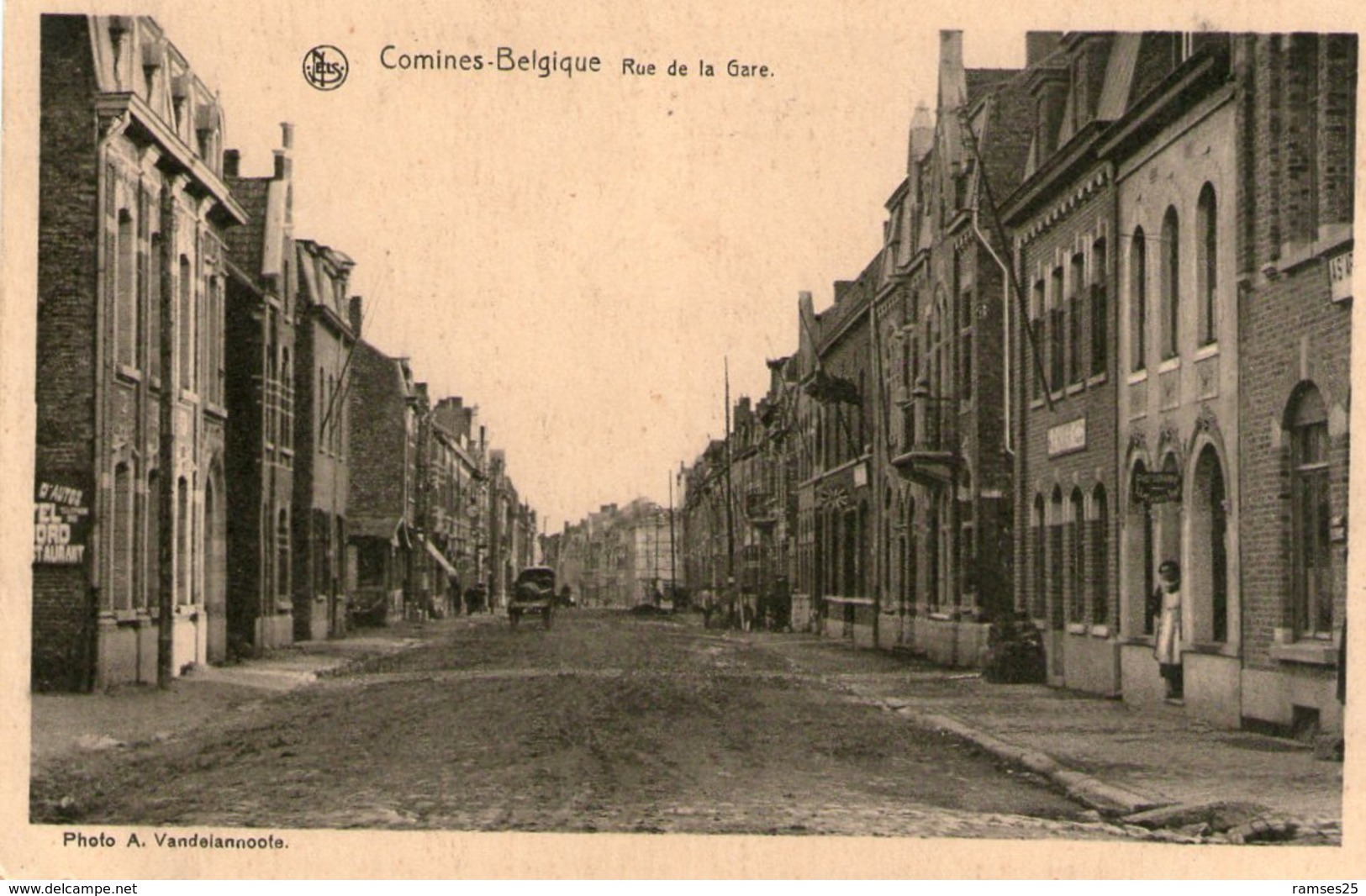 (79) CPA  Comines  Rue De La Gare - Comines-Warneton - Komen-Waasten