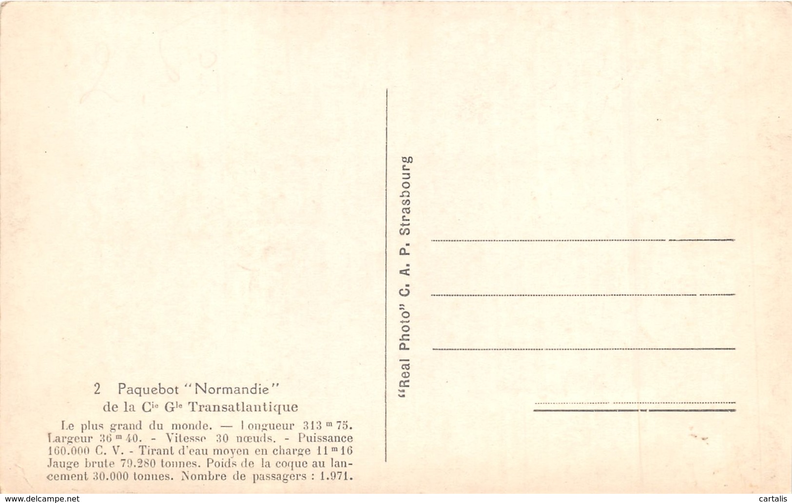 76-LE PAQUEBOT NORMANDIE-N°255-A/0045 - Autres & Non Classés