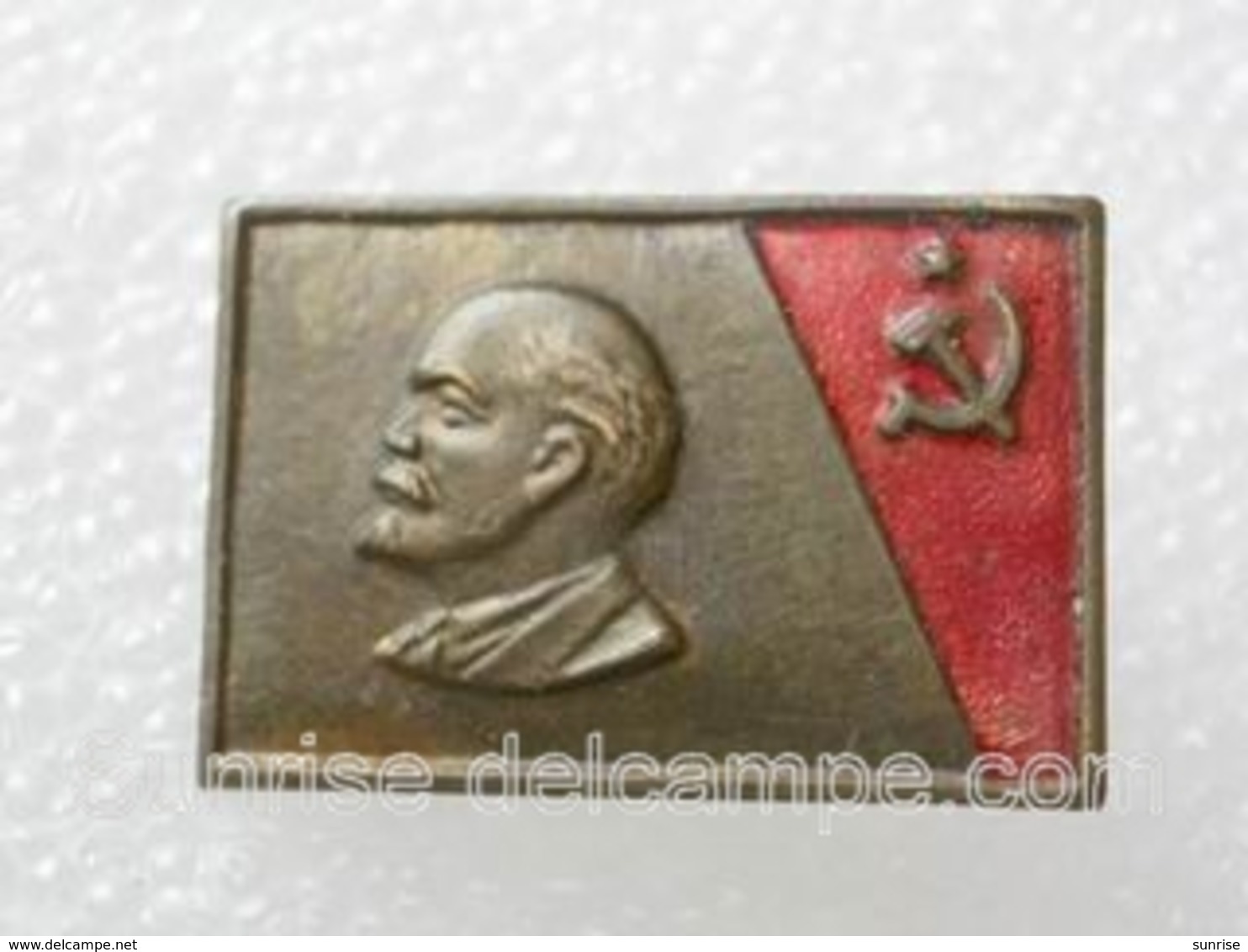 Anniversary Of Lenin /heavy Metal Enamel Pretty Old Soviet Badge _120_VL0076 - Celebrities