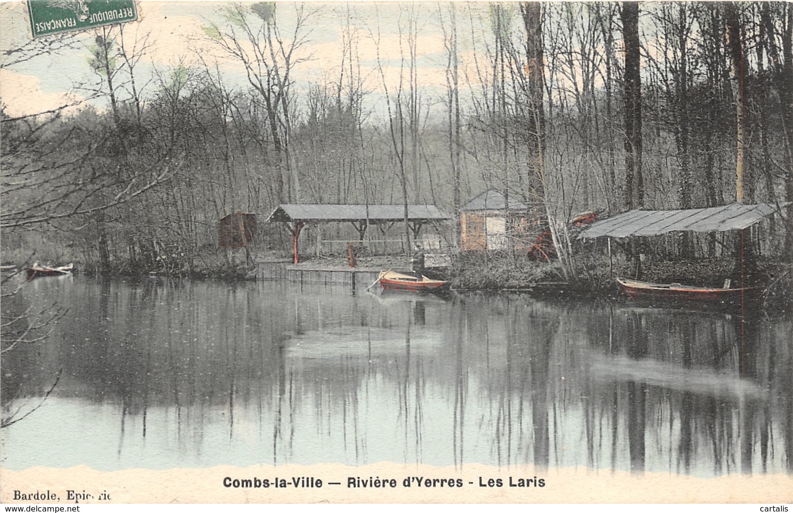 77-COMBS LA VILLE-RIVIERE D YERRES-N°255-B/0329 - Combs La Ville