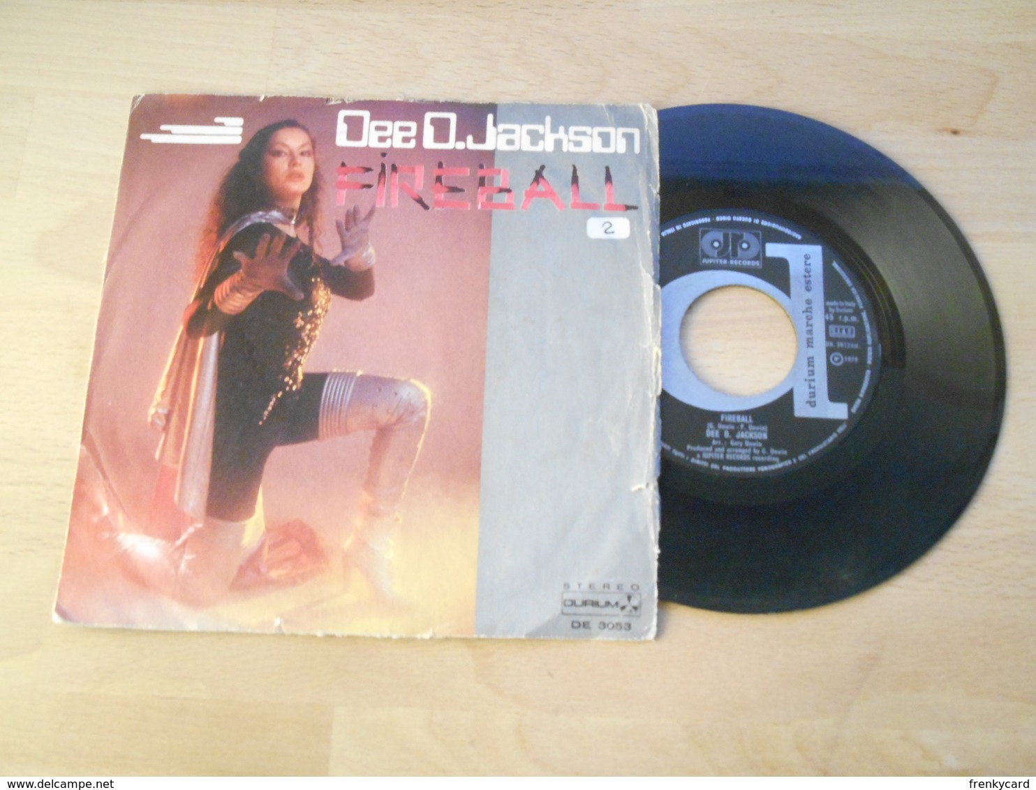 Dee D. Jackson - Fireball -1979 - 45 Rpm - Maxi-Single