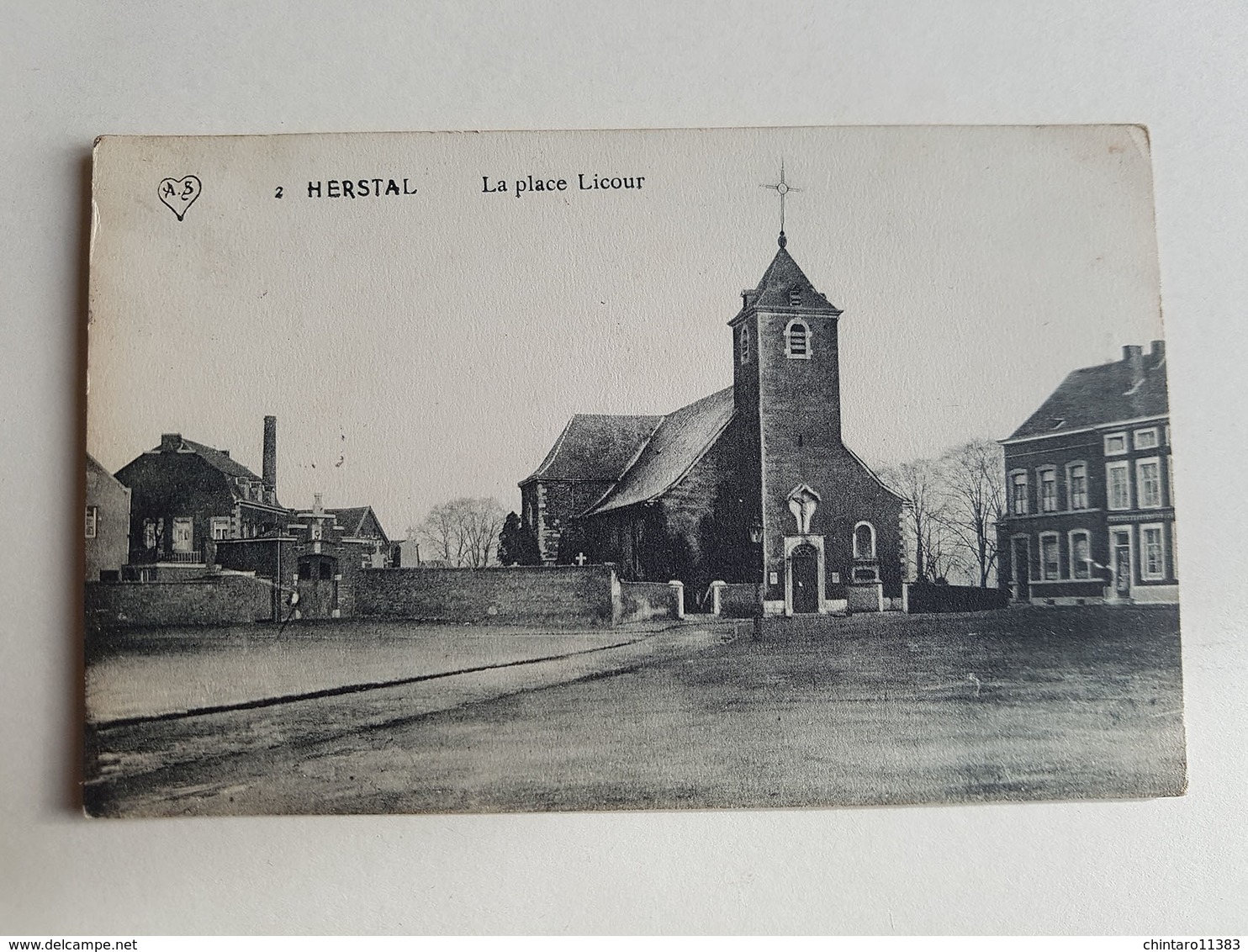 CP "Herstal - La Place Licour" - Années 1910/1920 (Belgique) - Herstal