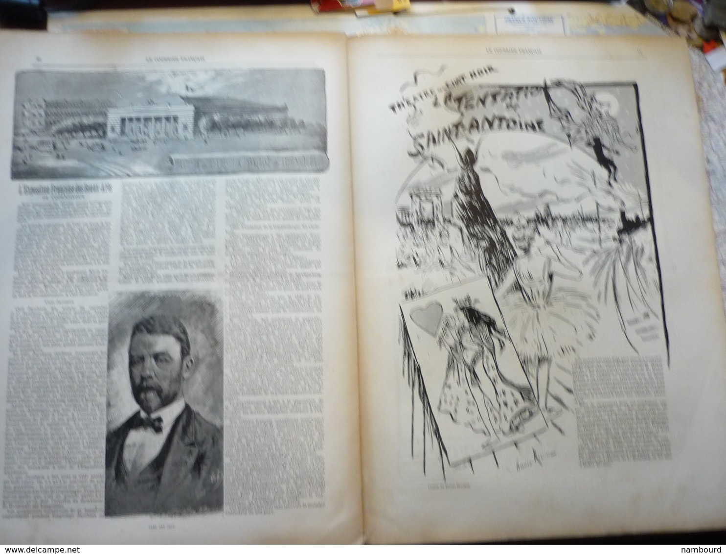 Le Courrier Français 1-er Avril 1888 5-e Année N°14 - Revues Anciennes - Avant 1900