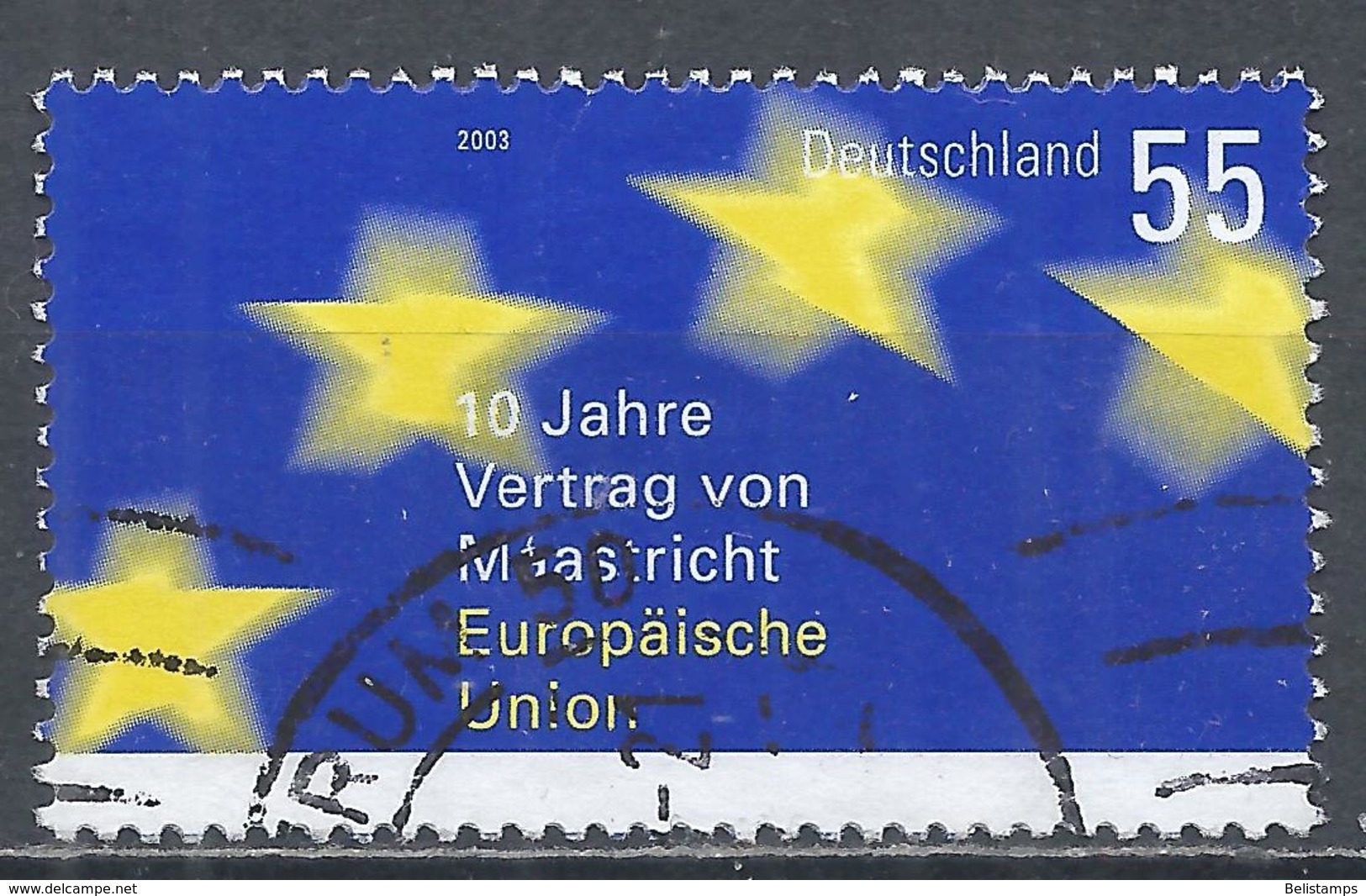 Germany 2003. Scott #2269 (U) Ratification Of Maastricht Treaty, 10th Anniv. * - Oblitérés