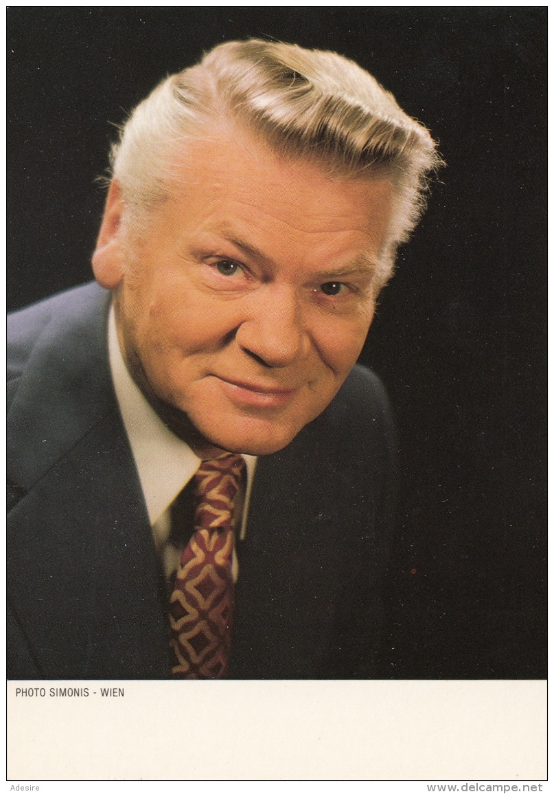 HEINZ CONRAD - Fotokarte 1983 Ehrenmitgliedschaft D.Verbandes &hellip; - TV-Serien