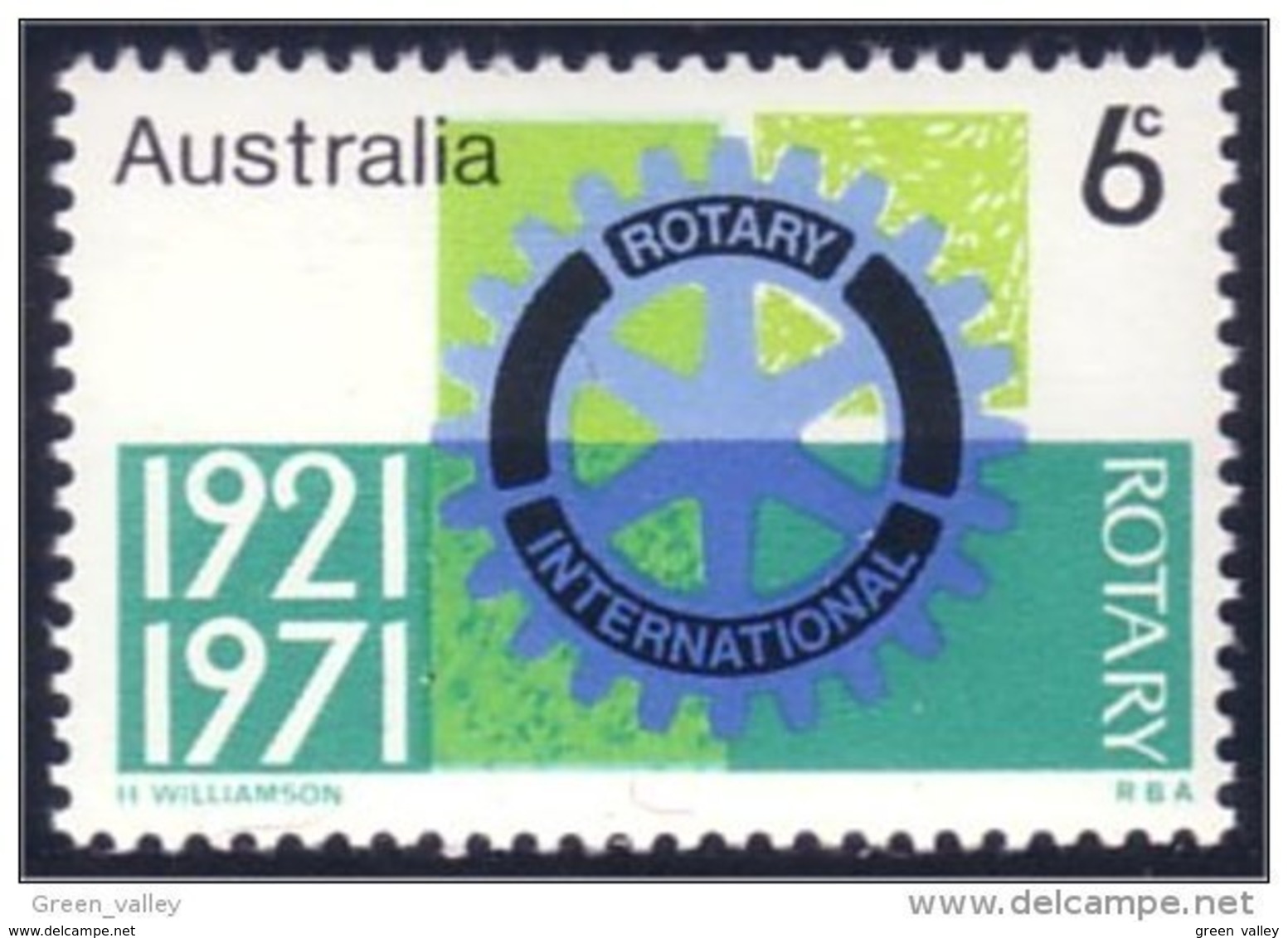 151 Australia Rotary MNH ** Neuf SC (AUS-159b) - Rotary, Lions Club