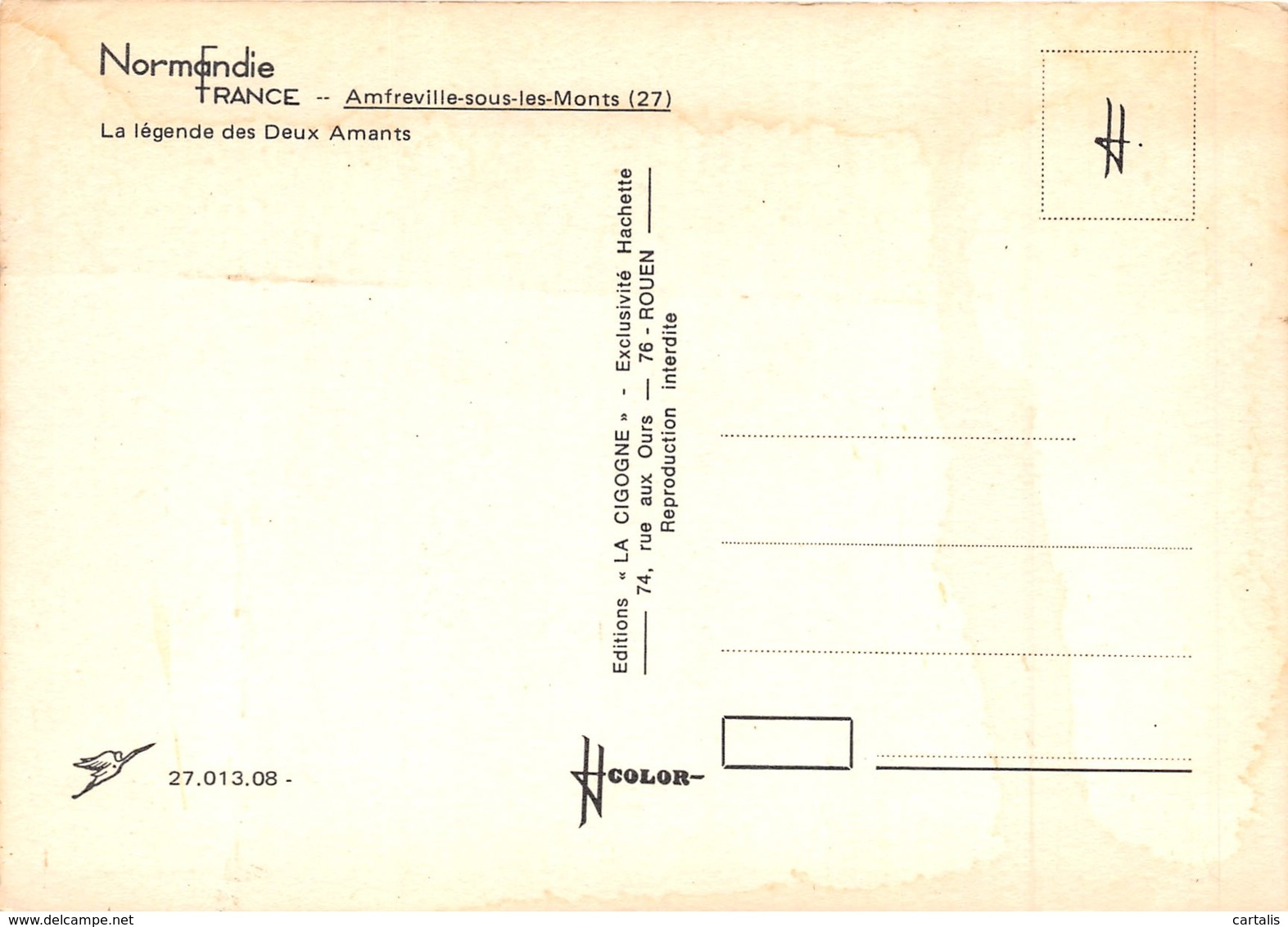 27-AMFREVILLE SOUS LES MONTS-N°263-C/0145 - Autres & Non Classés