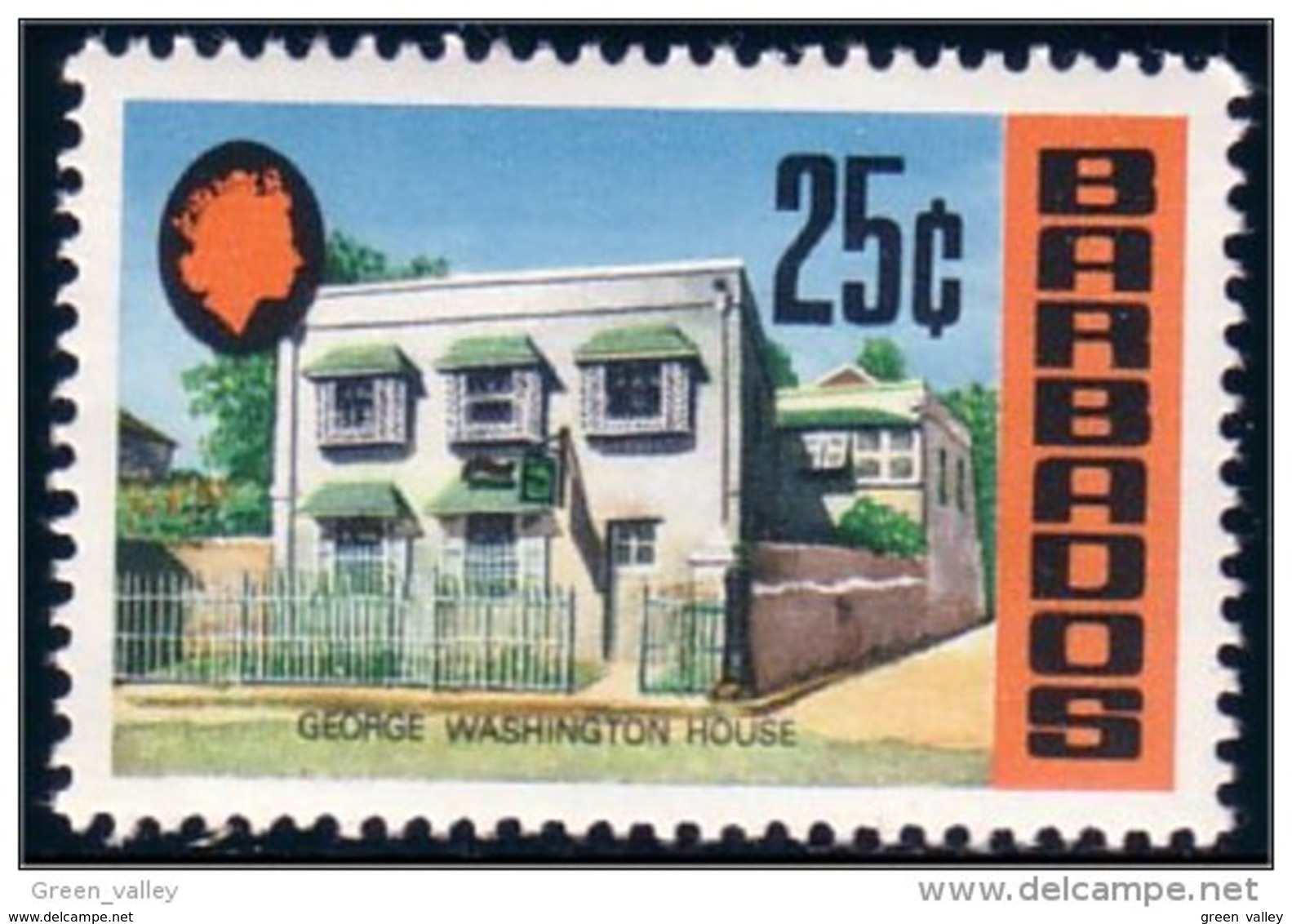 176 Barbados Monument MNH ** Neuf SC (BBA-36) - Barbades (1966-...)